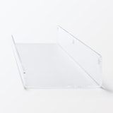 壁に付けられるアクリルディスプレイ　コの字型