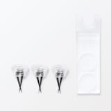 壁に付けられるアクリルディスプレイ　コの字型