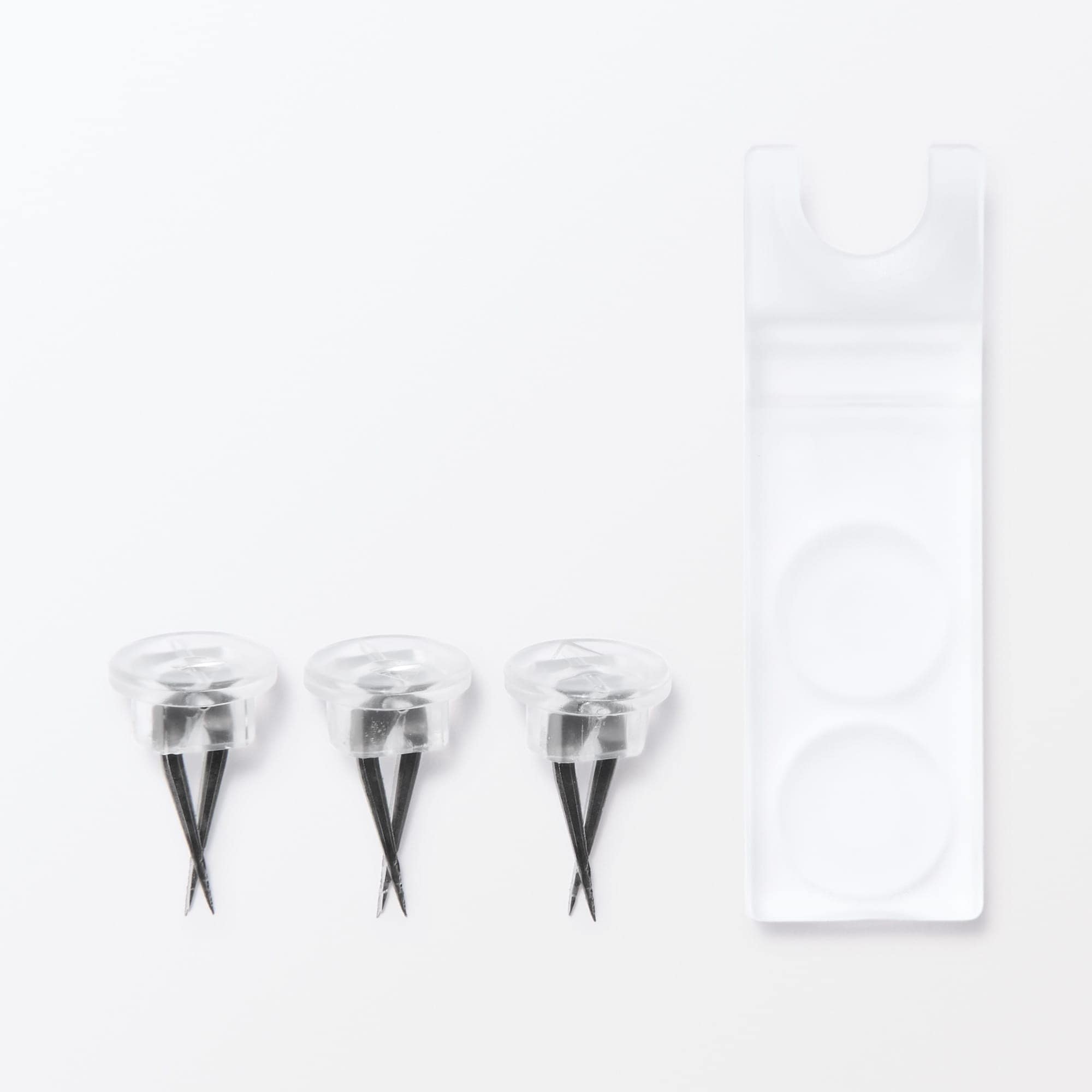 壁に付けられるアクリルディスプレイ　コの字型