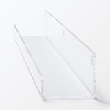 壁に付けられるアクリルディスプレイ　コの字型