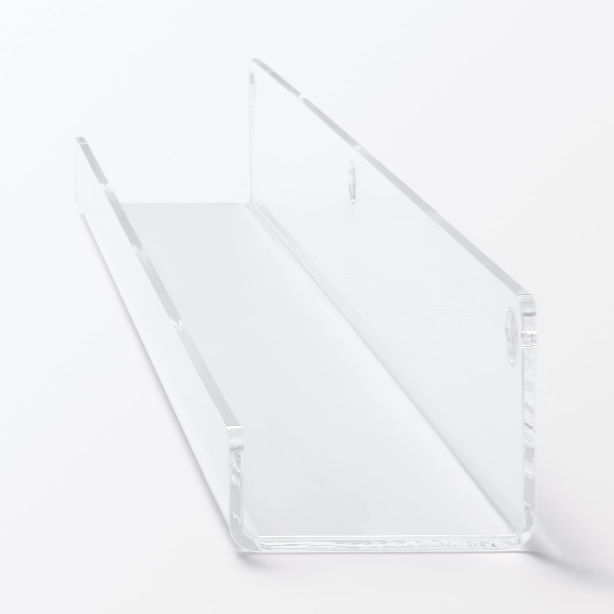 壁に付けられるアクリルディスプレイ　コの字型