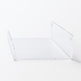 壁に付けられるアクリルディスプレイ　コの字型