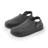 紳士　レザー　ヒールベルトクロッグシューズ