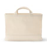 綿帆布　持ち手付ソフトボックス　スリム大