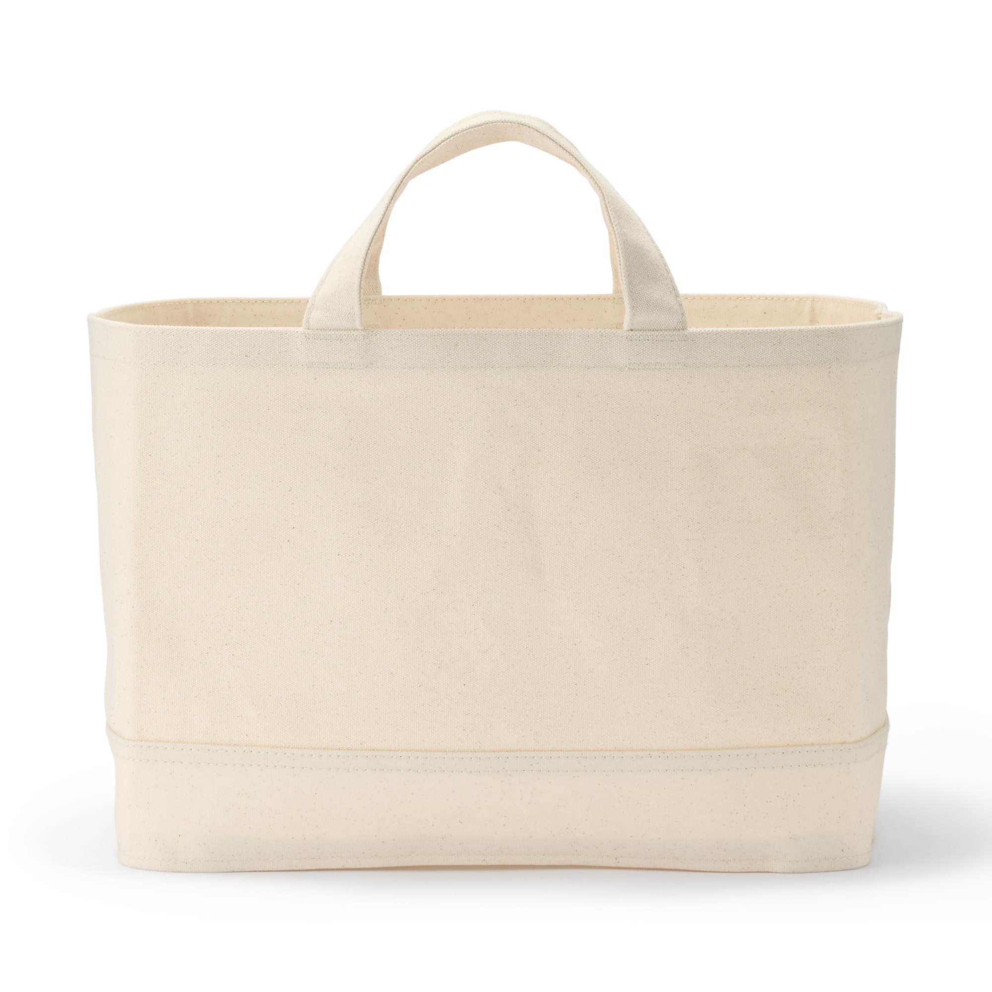 綿帆布 持ち手付ソフトボックス 大 | 無印良品