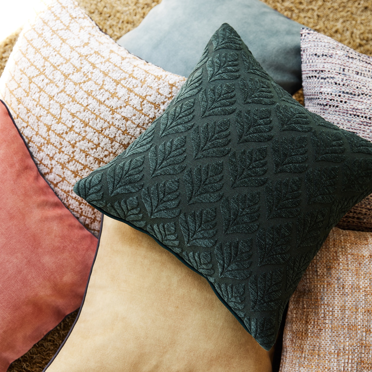 ［ＩＤＥＥ］ＣＡＳＡＭＡＮＣＥ　ＭＡＮＡＤＥクッションカバー４０ｃｍ角ベージュ