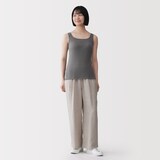 婦人　なめらかリブブラタンクトップ