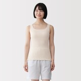 婦人　なめらかリブブラタンクトップ