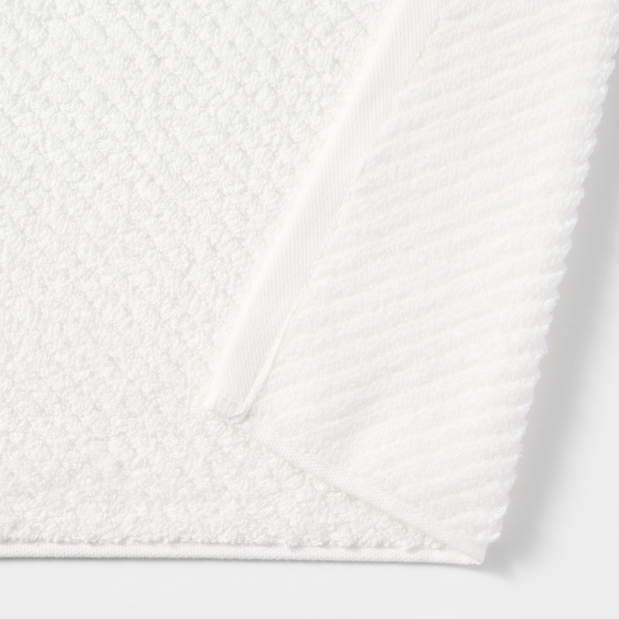 残糸を一部に使った　バスマット