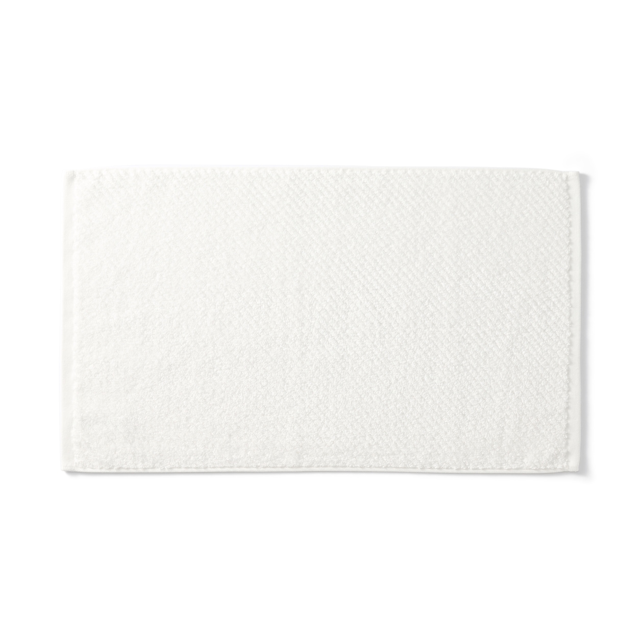 残糸を一部に使った　バスマット