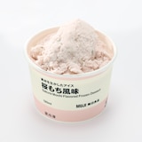 素材を生かしたアイス　桜もち風味