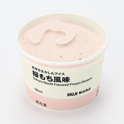 【１月下旬発売予定】素材を生かしたアイス　桜もち風味