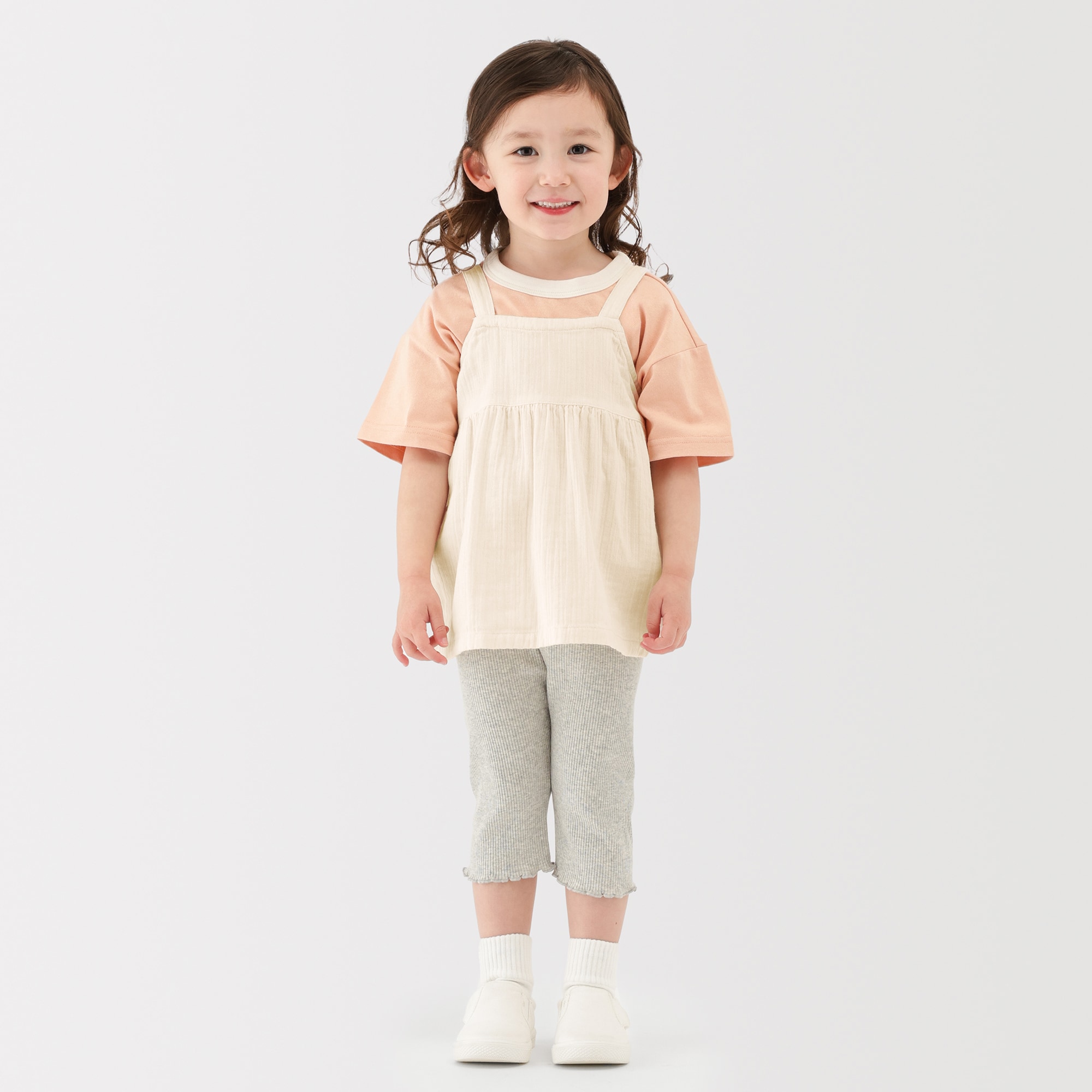 ベビー　楊柳ガーゼキャミソールブラウス