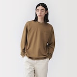 紳士　木の実から作ったカポック混ポケット付き長袖Ｔシャツ