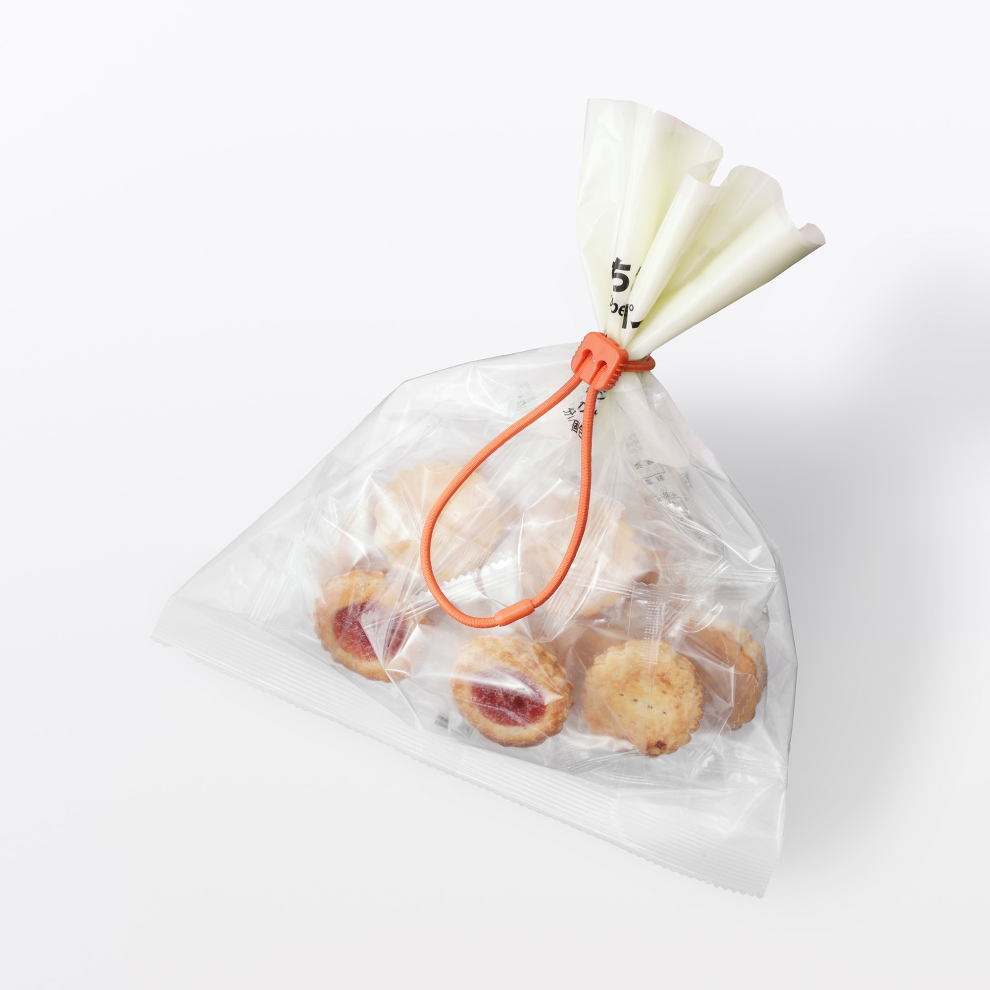 ロック付き結束ゴムバンド　３色セット