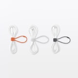 ロック付き結束ゴムバンド　３色セット