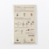 ロック付き結束ゴムバンド　３色セット