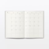 日曜始まりマンスリースケジュール帳　２０２６年１２月始まり