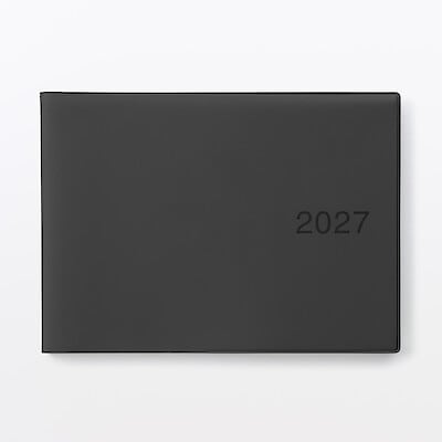 Ｂ５ハーフサイズスケジュール帳　マンスリー／ウィークリー　２０２６年１２月始まり　月曜始まり