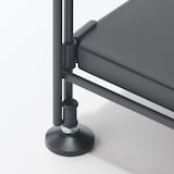 スチールユニットシェルフ・スチール棚セット・大・ダークグレー