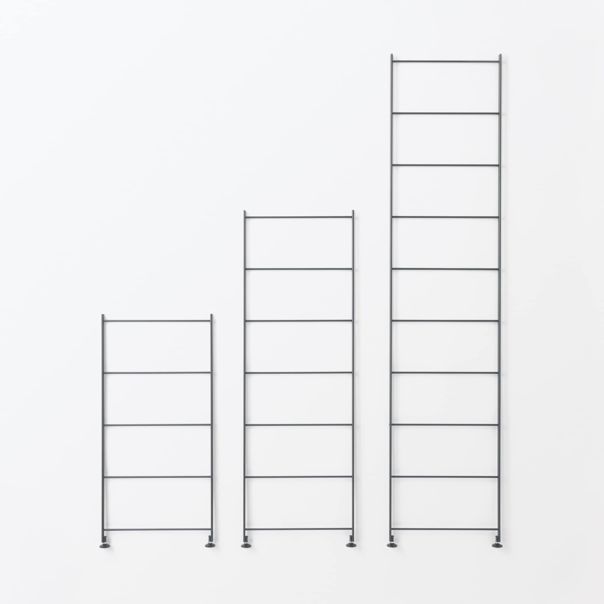 スチールユニットシェルフ・追加用帆立・大・ダークグレー