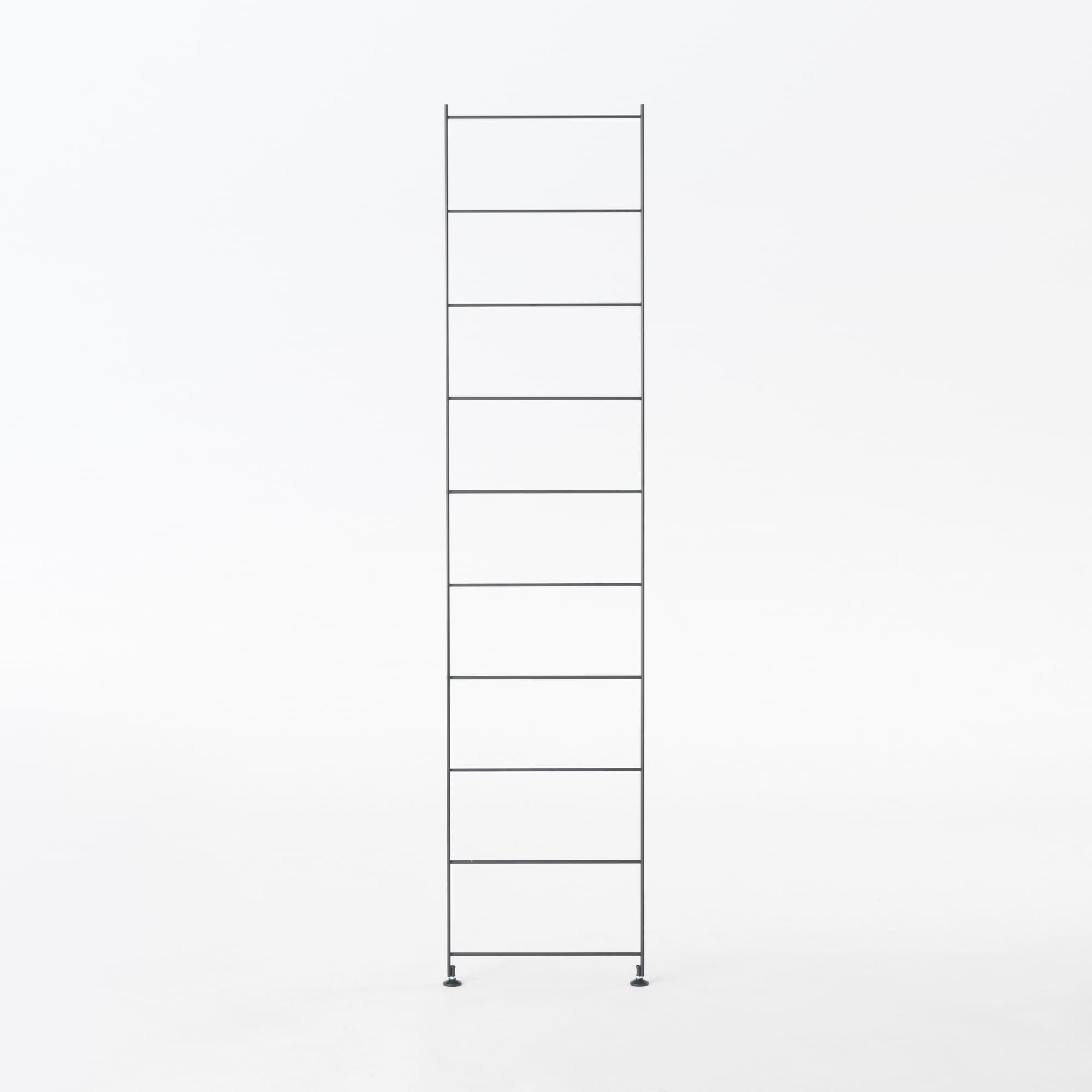 スチールユニットシェルフ・追加用帆立・大・ダークグレー