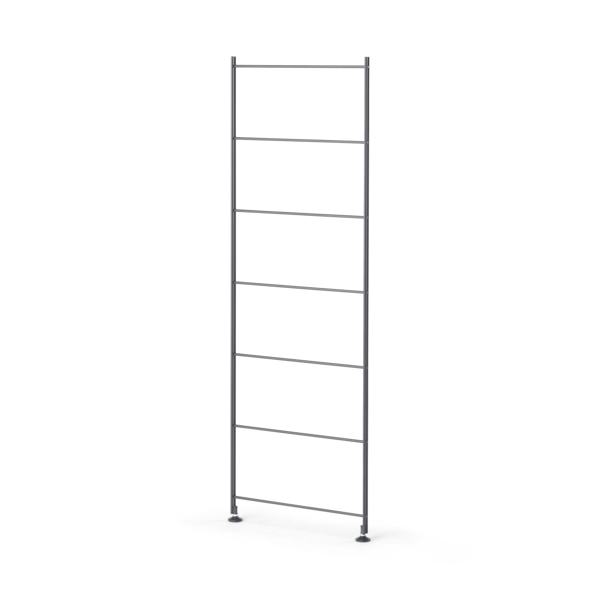 スチールユニットシェルフ・追加用帆立・中・ダークグレー