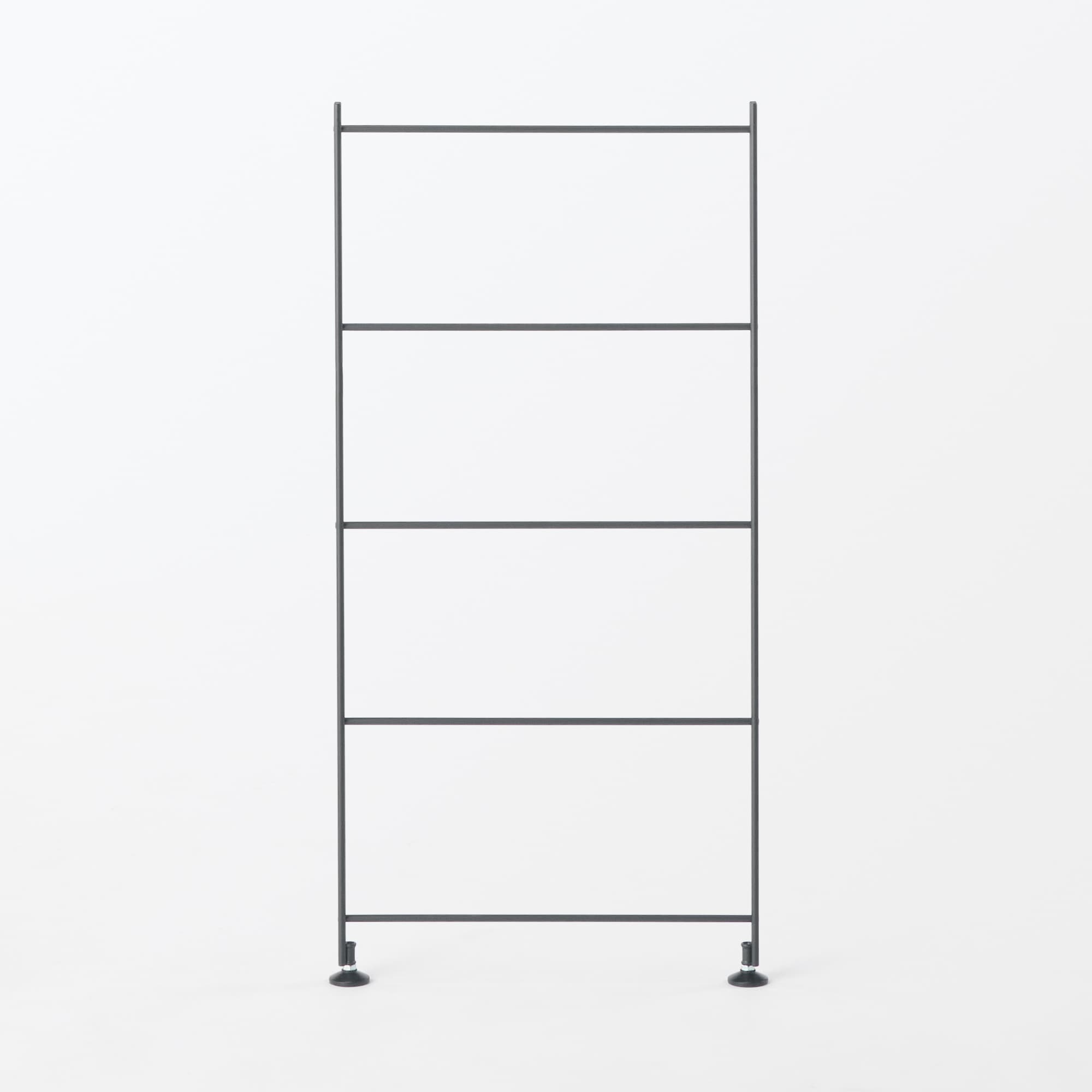 スチールユニットシェルフ・追加用帆立・小・ダークグレー