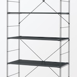 スチールユニットシェルフ用・追加棚・ダークグレー