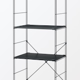 スチールユニットシェルフ用・追加棚・ダークグレー