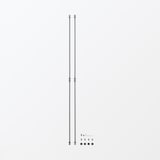 スチールユニットシェルフ用クロスバー・大・ダークグレー