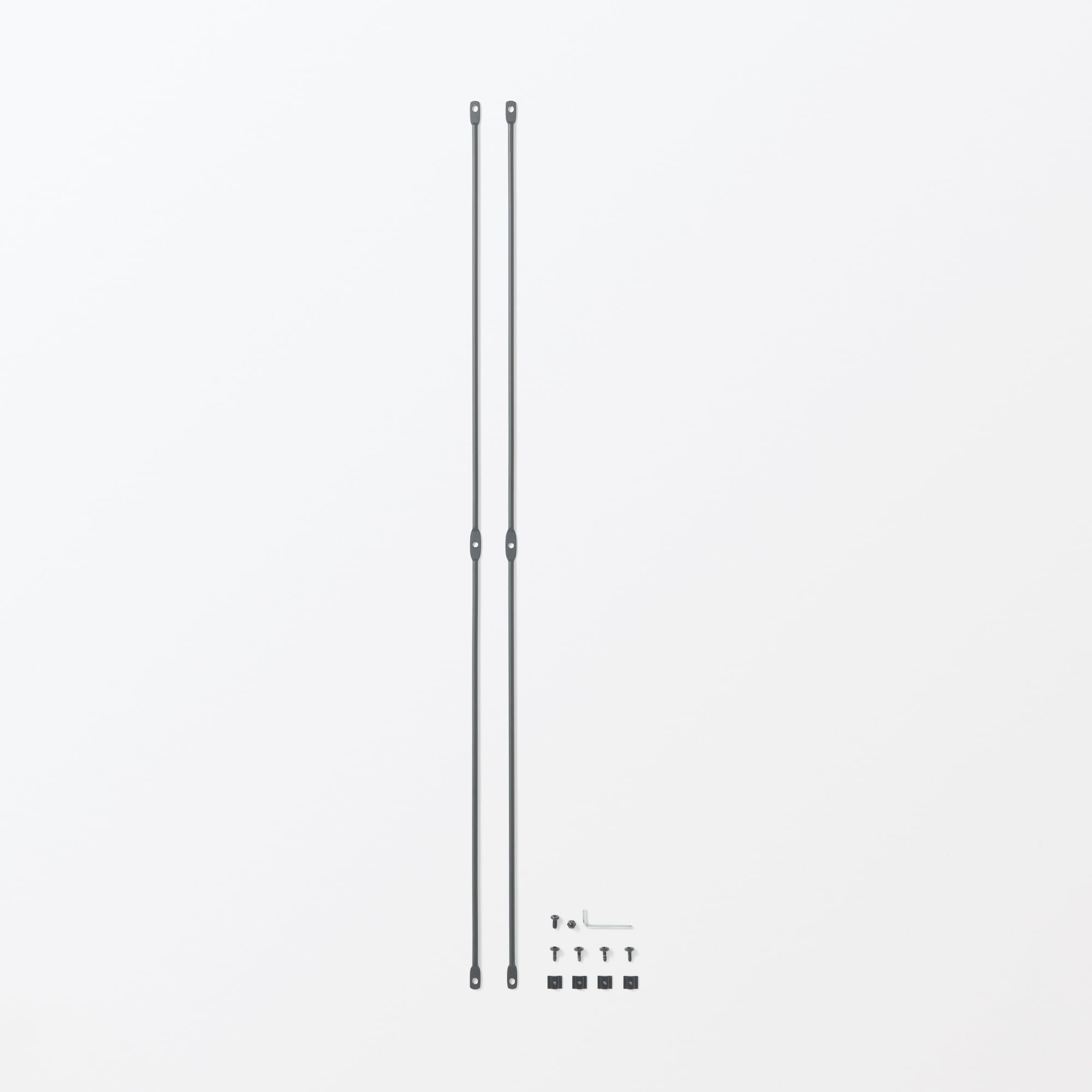 スチールユニットシェルフ用クロスバー・大・ダークグレー