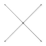 スチールユニットシェルフ用クロスバー・大・ダークグレー