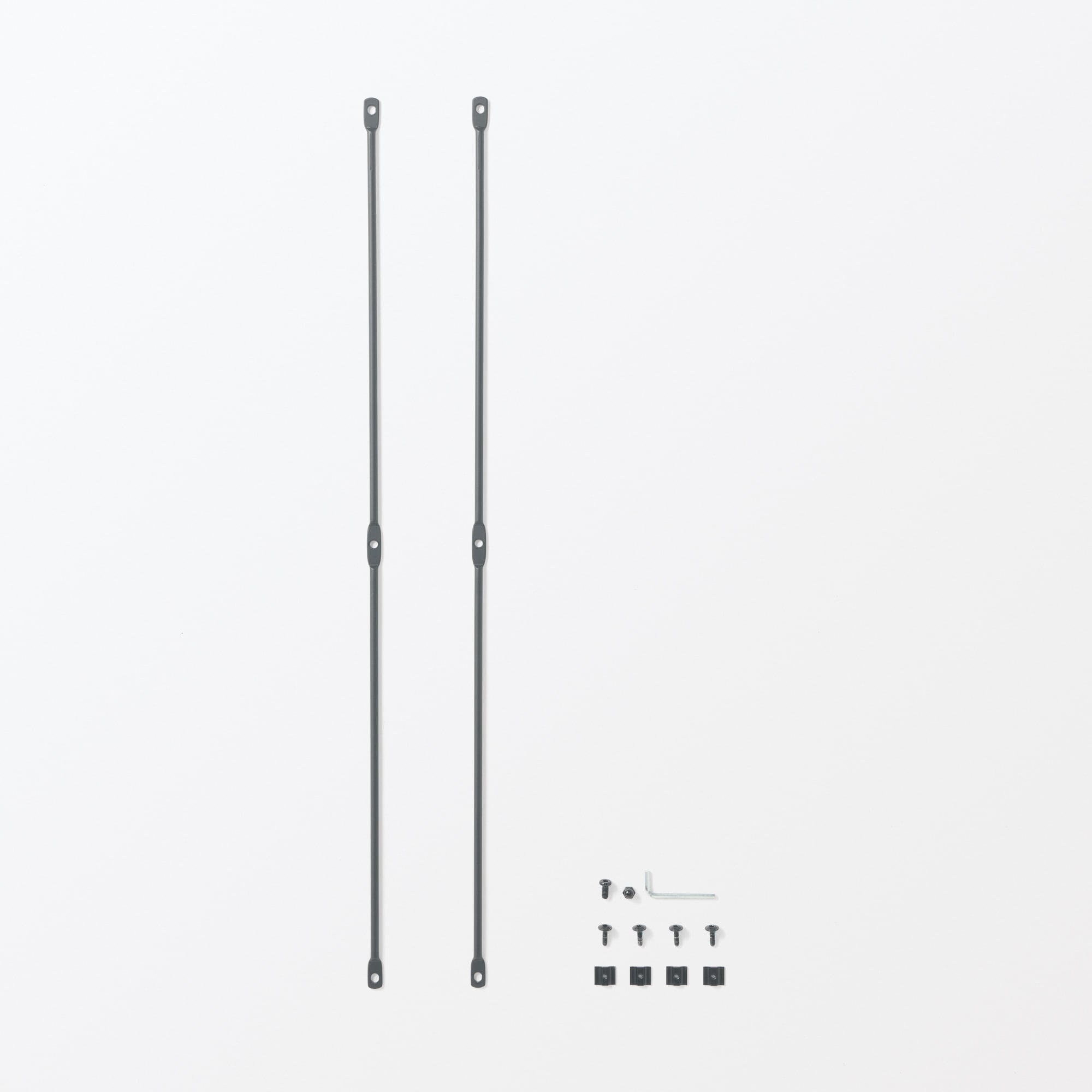 スチールユニットシェルフ用クロスバー・小・ダークグレー