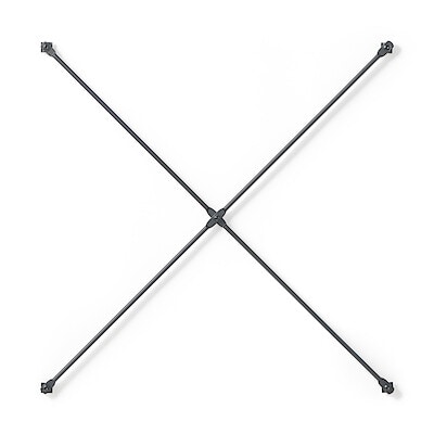 【２月上旬発売予定】スチールユニットシェルフ用クロスバー・小・ダークグレー　幅４２～５６ｃｍタイプ用