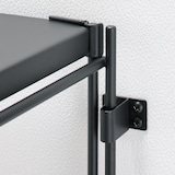 ユニットシェルフ用転倒防止補助フック