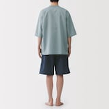 紳士　風を通す　半袖ルームウェアセット