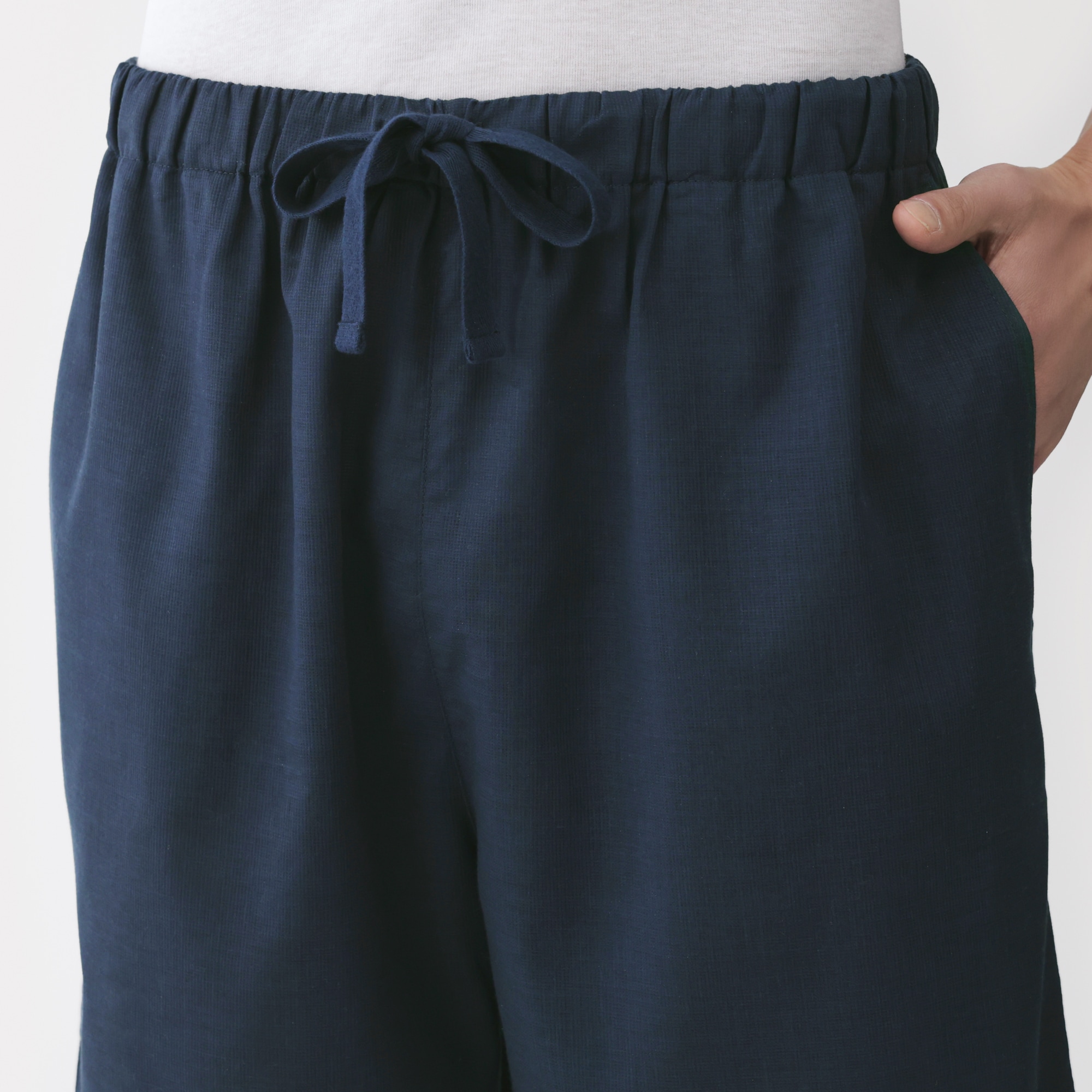 紳士　風を通す　半袖ルームウェアセット