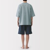 紳士　風を通す　半袖ルームウェアセット