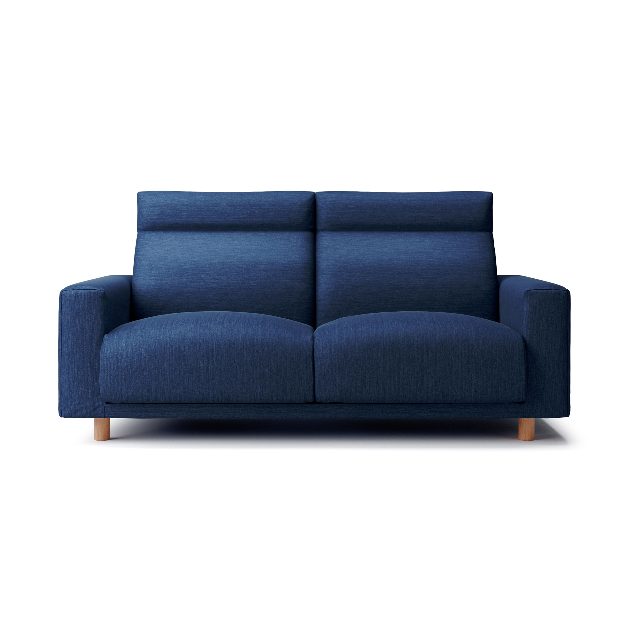 ソファ本体　カバー・脚セット　２．５Ｓハイバック　綿デニム