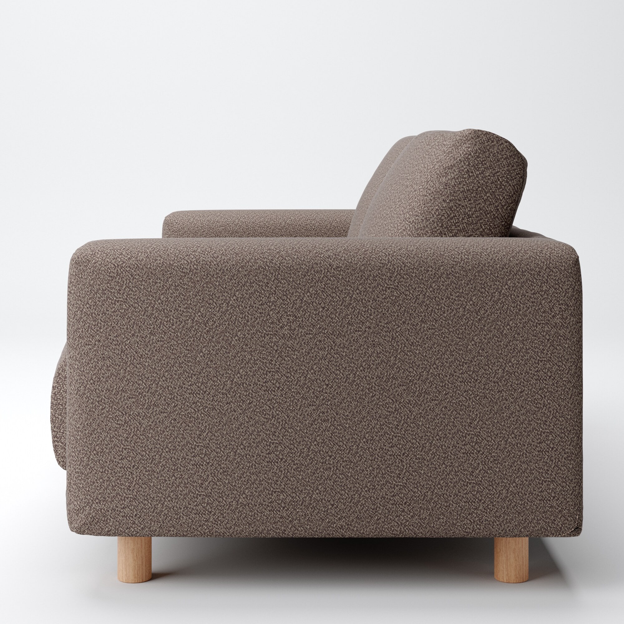 11/29 MUJI 無印 良品 ソファ 本体 カバー(2点) 脚 合計4点 無印良品ワイドアーム2シーター用オーダーソファカバー (2008・2015