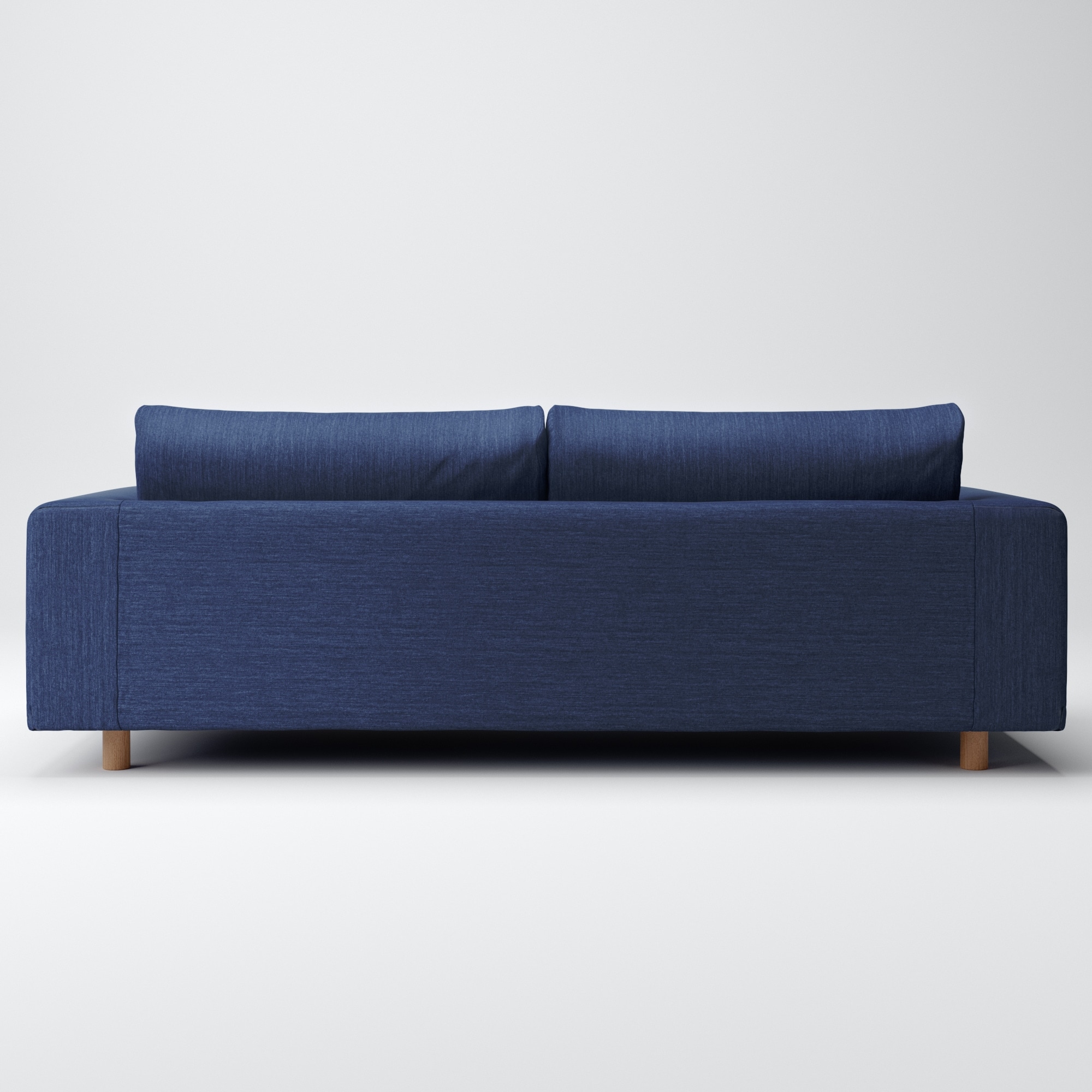 ソファ本体　カバー・脚セット　３Ｓ　綿デニム