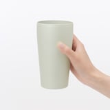 ステンレス　真空断熱二重構造　保冷タンブラー／ライトグリーン