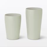 ステンレス　真空断熱二重構造　保冷タンブラー／ライトグリーン