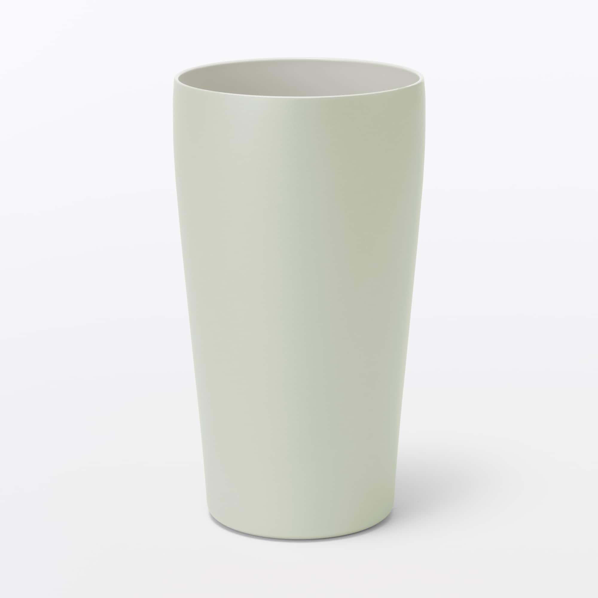 ステンレス　真空断熱二重構造　保冷タンブラー／ライトグリーン