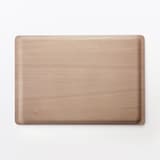 木製　すべりにくい薄型トレー　大