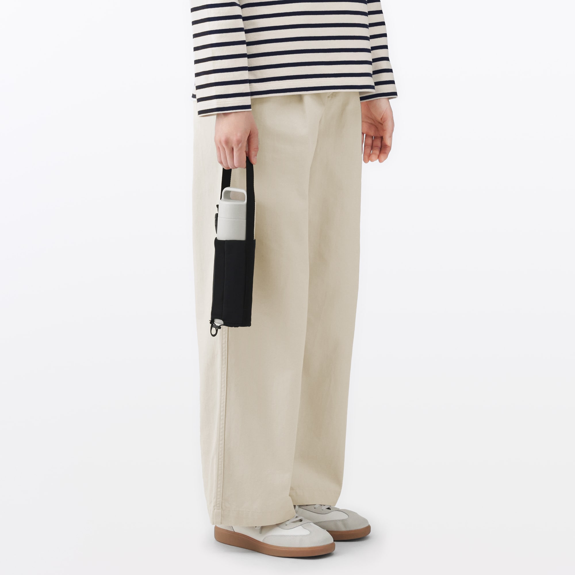 高さが調整できる　ボトル用ホルダー　小／ブラック