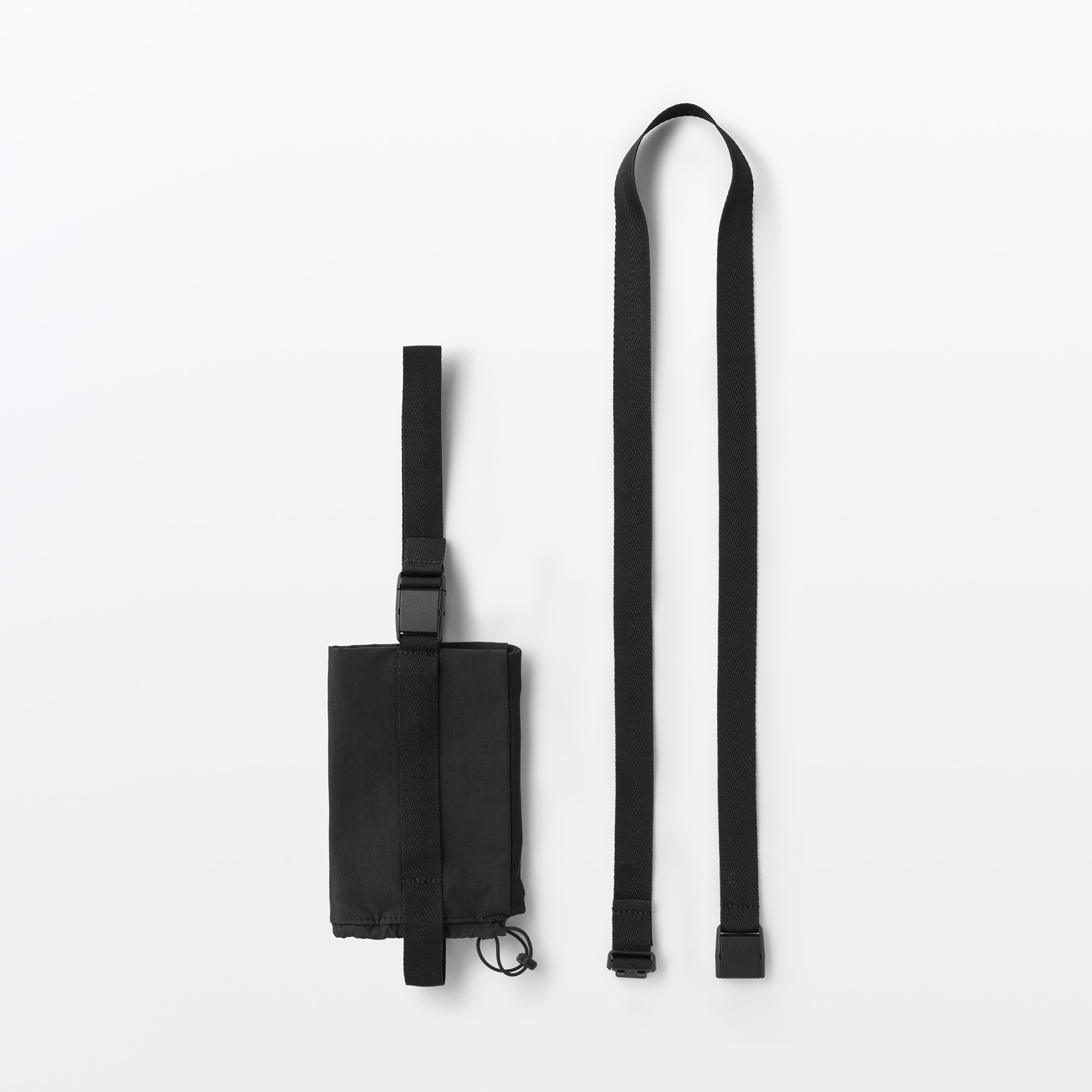 高さが調整できる　ボトル用ホルダー　小／ブラック