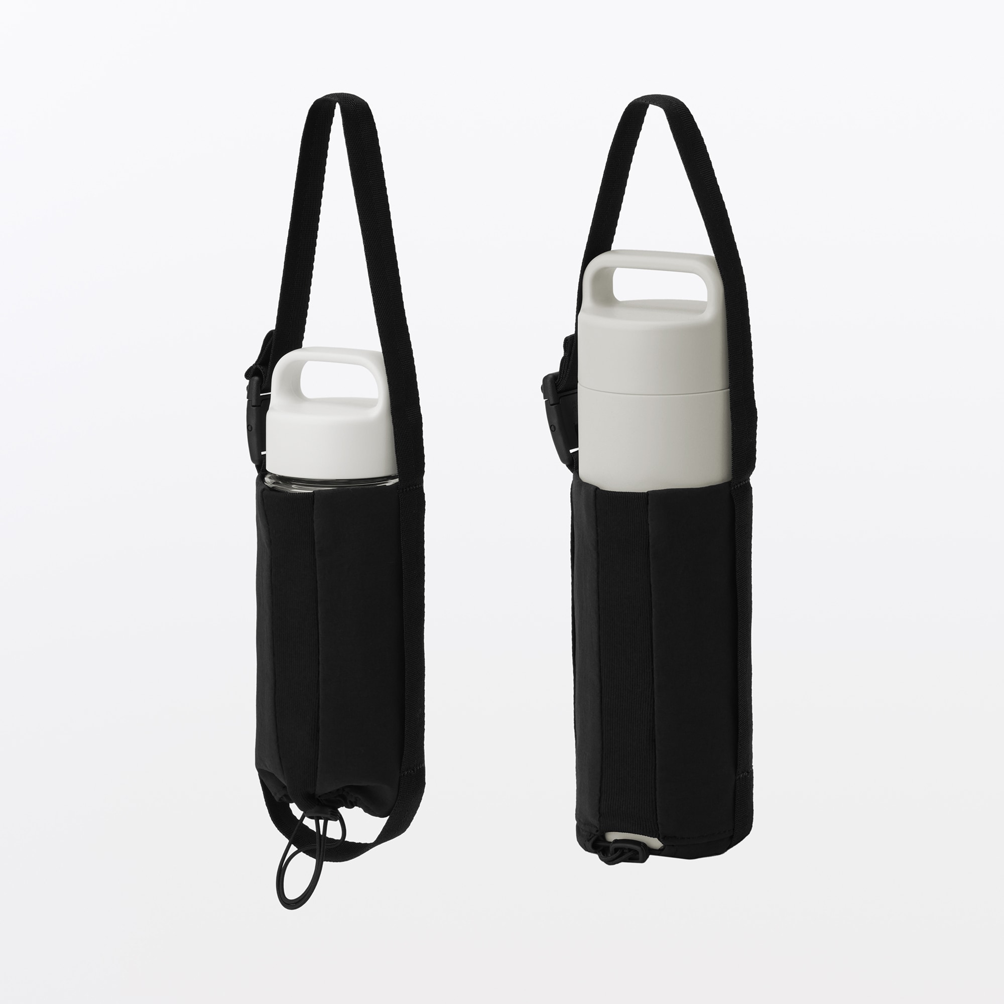 高さが調整できる　ボトル用ホルダー　小／ブラック