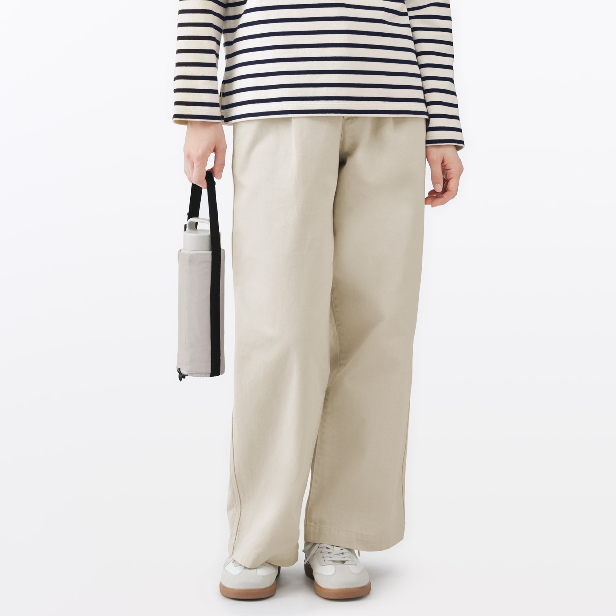 高さが調整できる　ボトル用ホルダー　大／ライトグレー